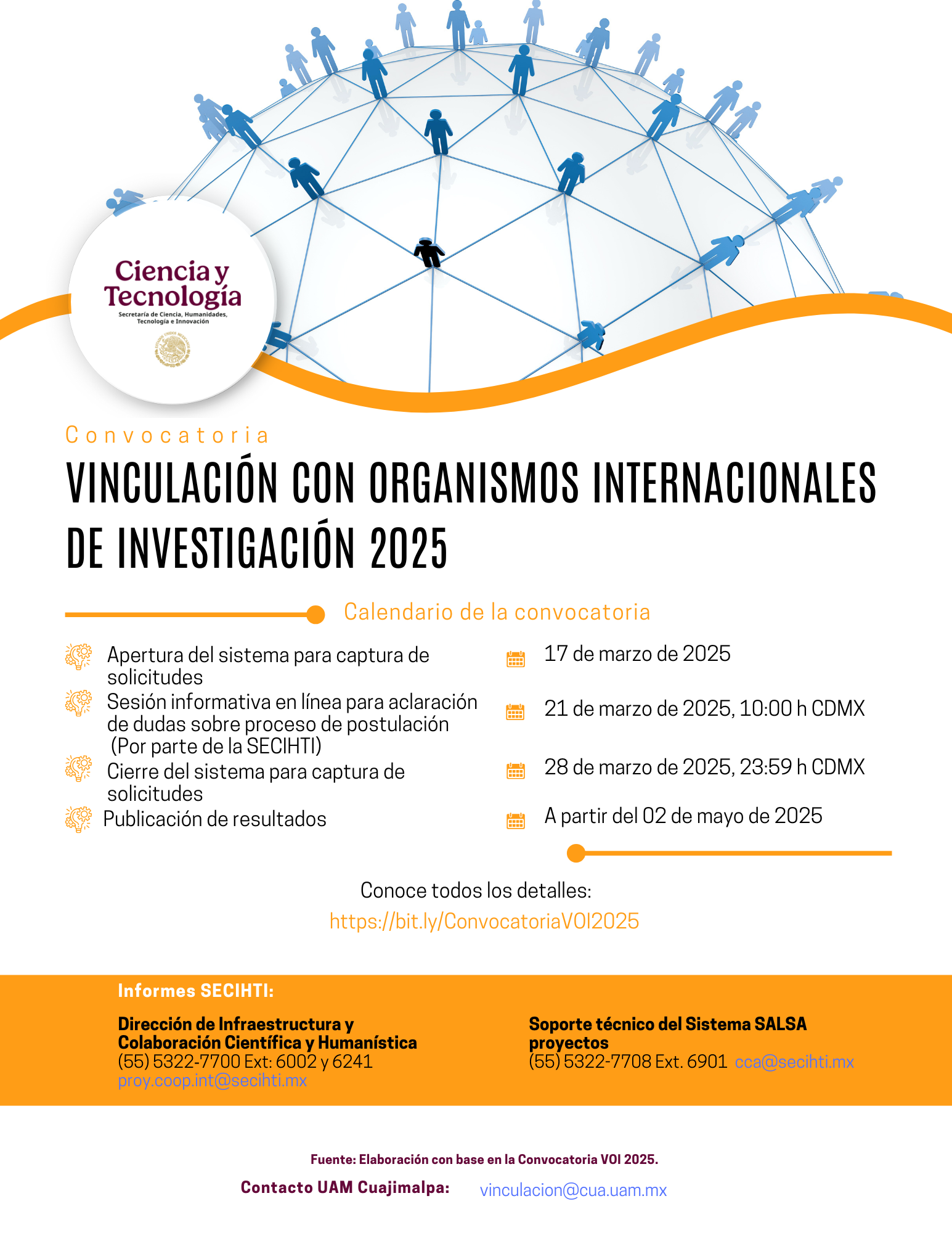 Calendario VOI 2025