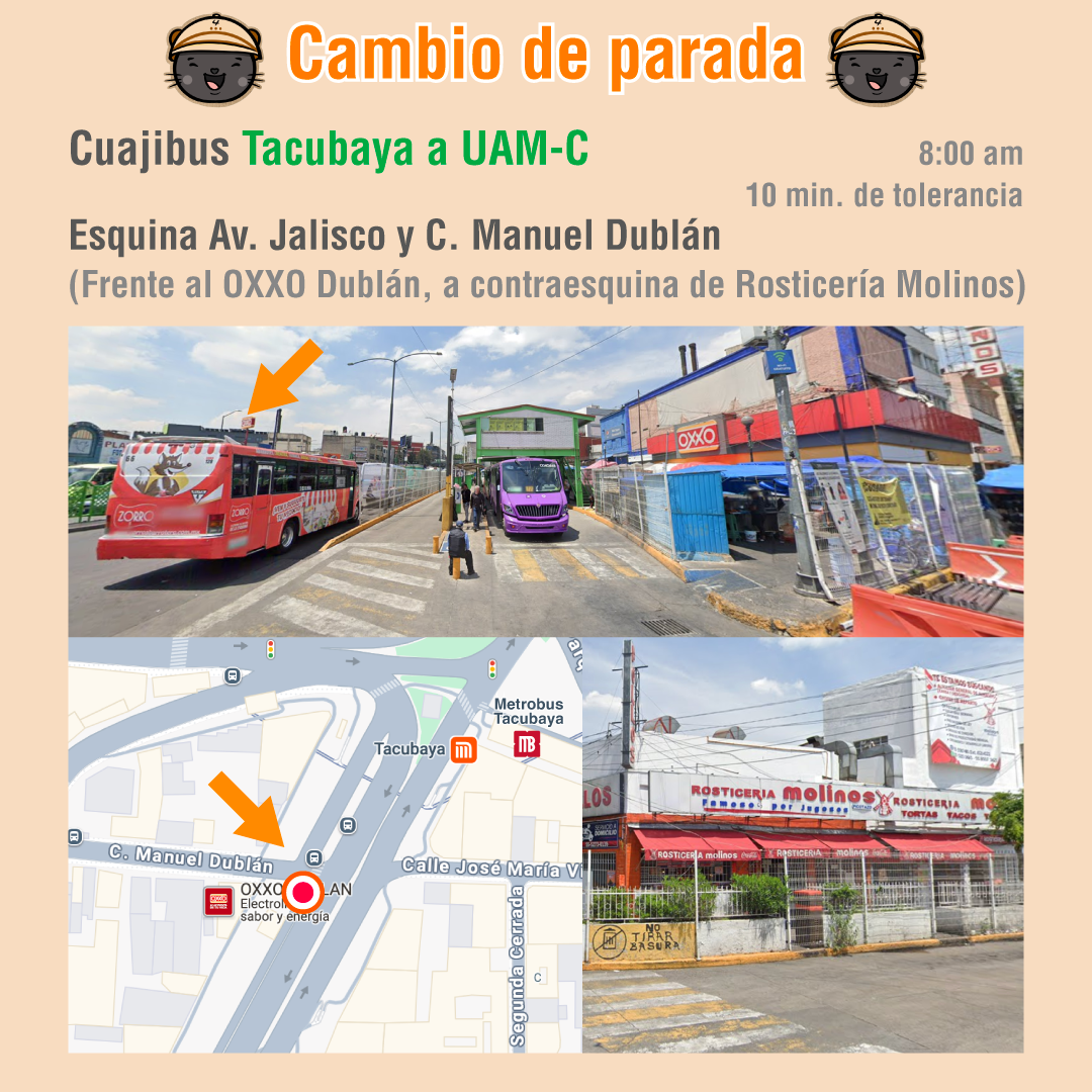 Nueva parada del Cuajibus