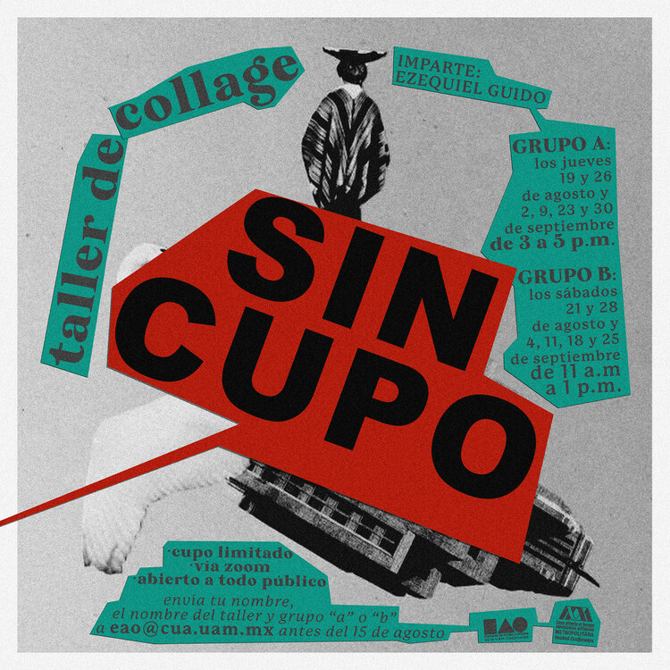 Sin cupo taller de collage
