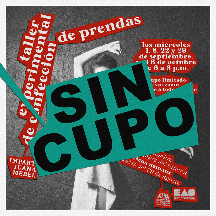 Sin cupo taller experimental de confección de prendas