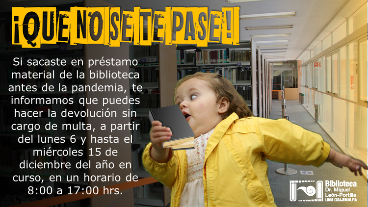 Cartel Devolución Préstamos Contingencia