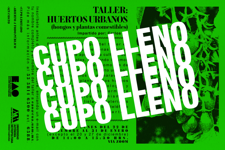 Cartel Huertos Urbanos