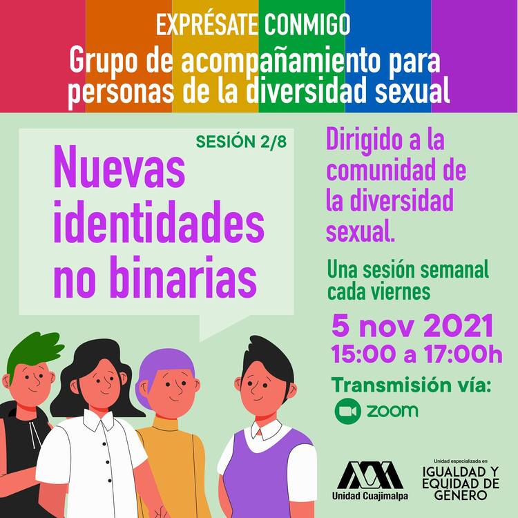 Cartel nuevas identidades no binarias