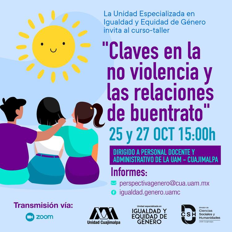 Cartel no violencia curso