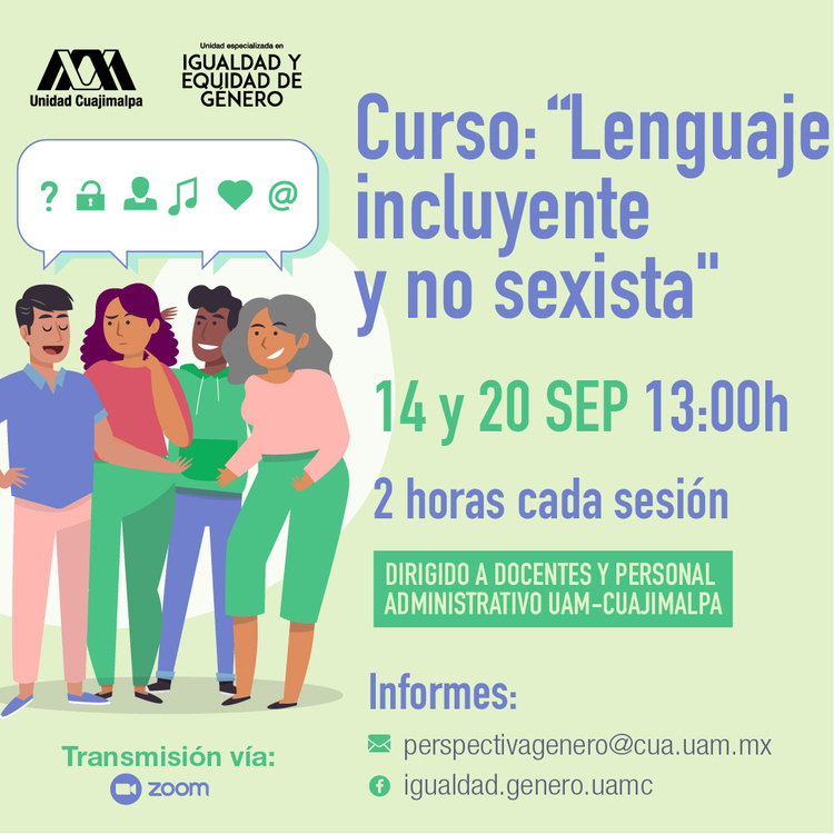Curso lenguaje incluyente y no sexista