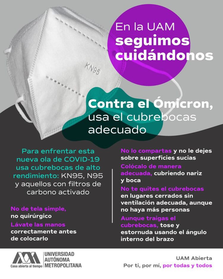 Cartel cubrebocas