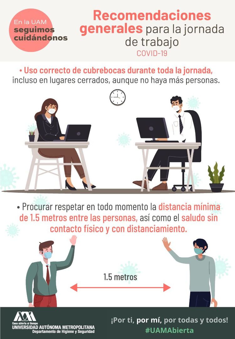 Cartel Recomendaciones generales COVID