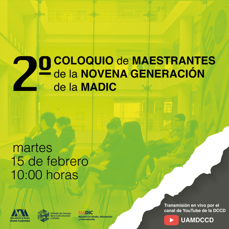 20 coloquio de maestrantes MADIC