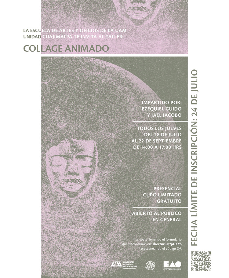Cartel collage animado