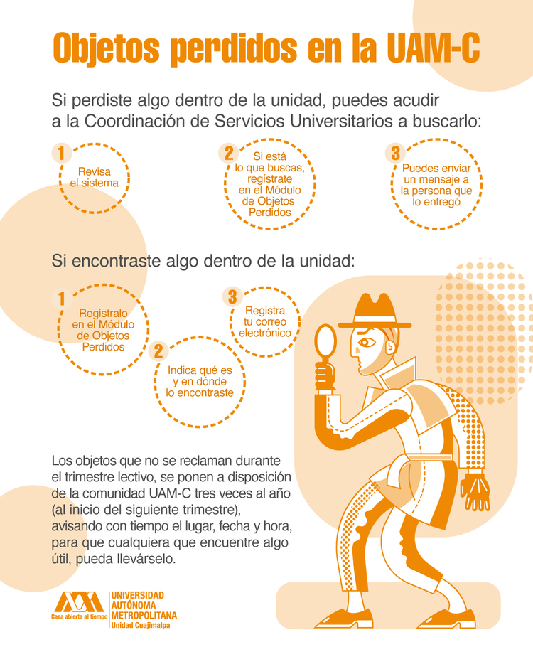 Objetos perdidos UAMC 2022