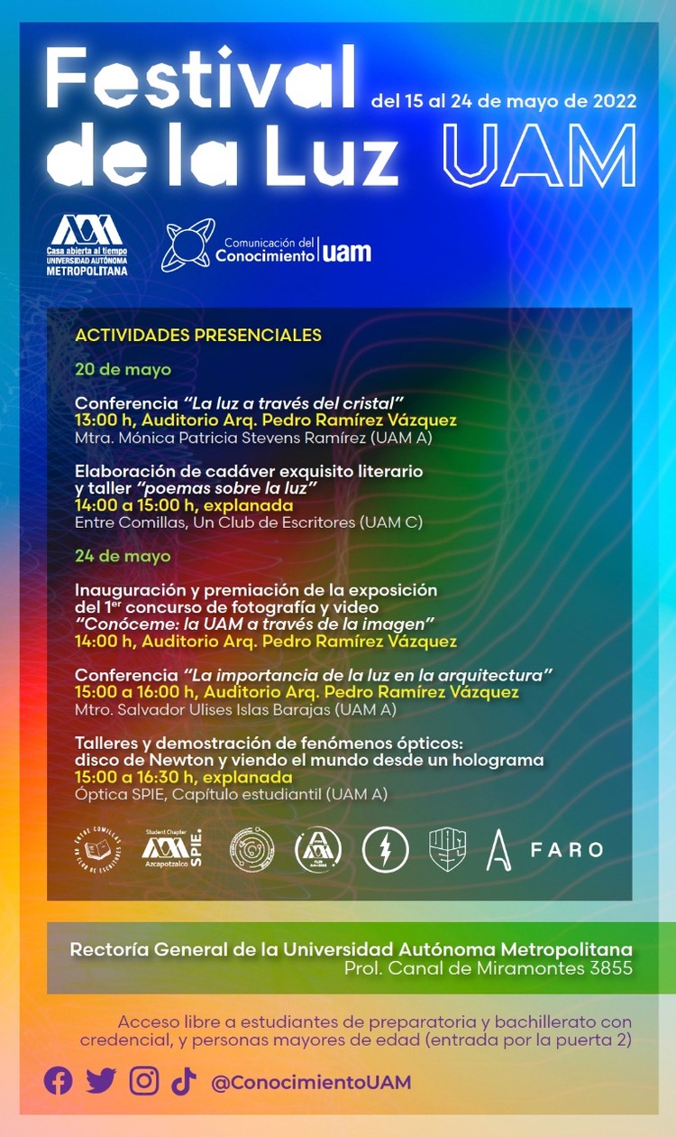 Cartel festival de la luz 2