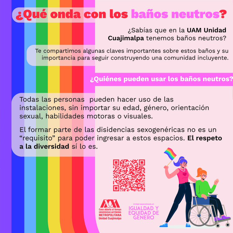 Cartel de Baños neutros