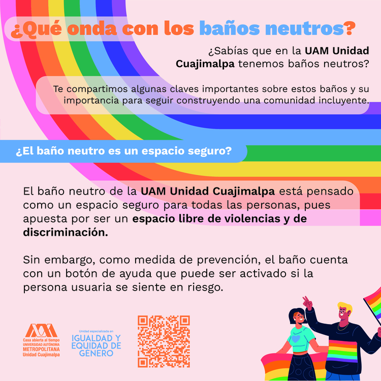 Flyer sobre baños neutros