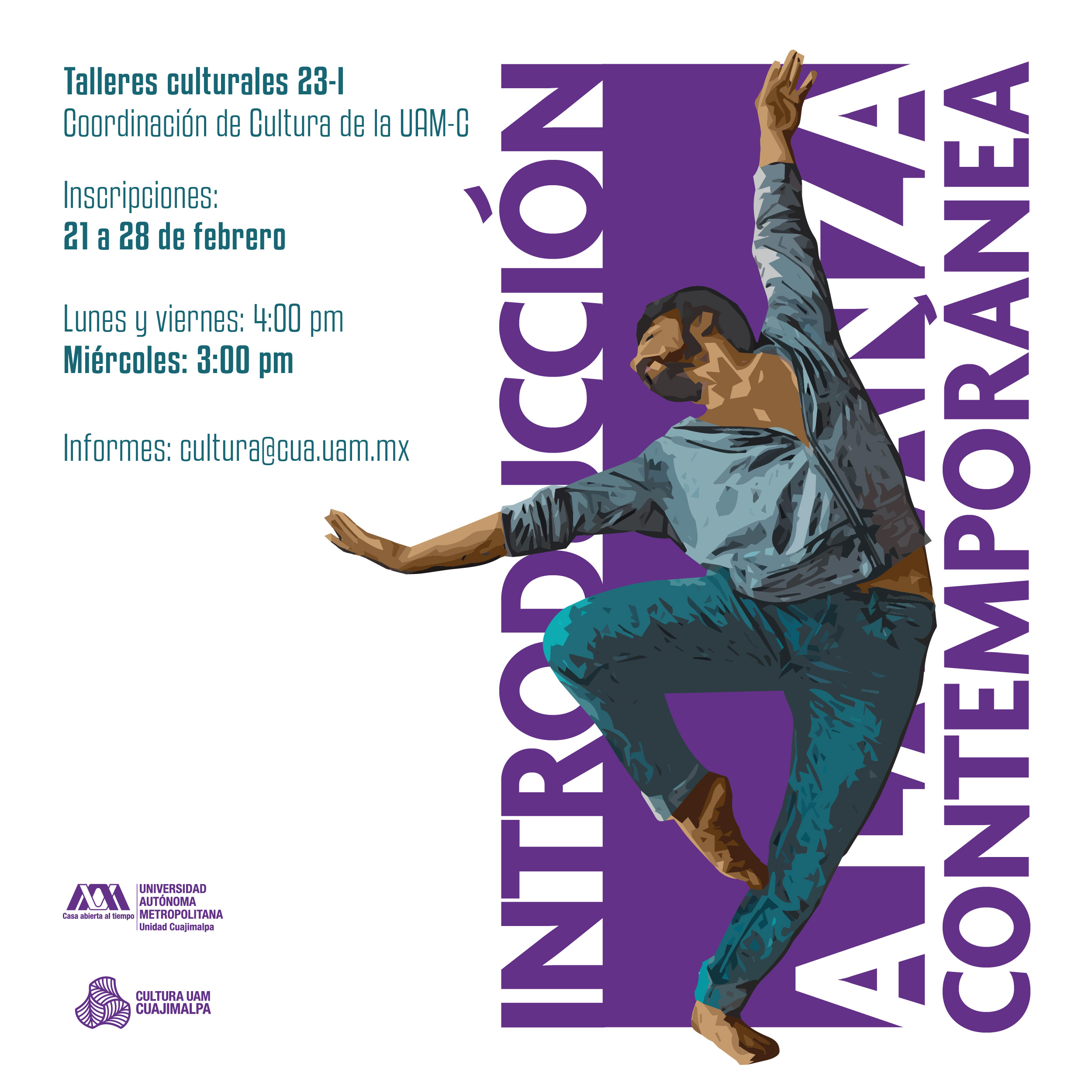 Cartel de Danza Contemporánea