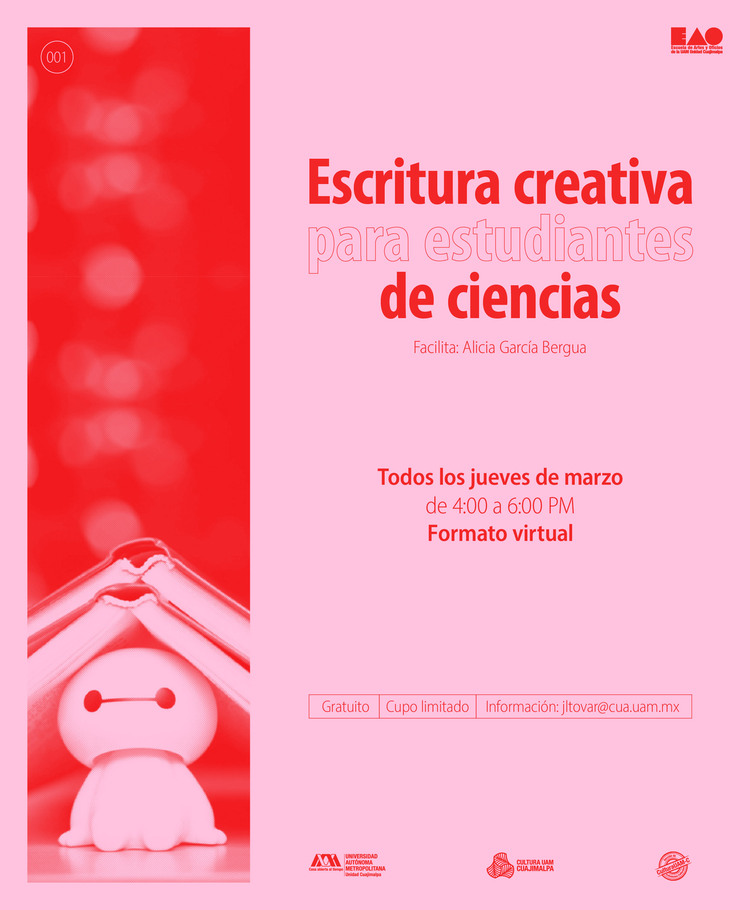 Cartel de Escritura creativa