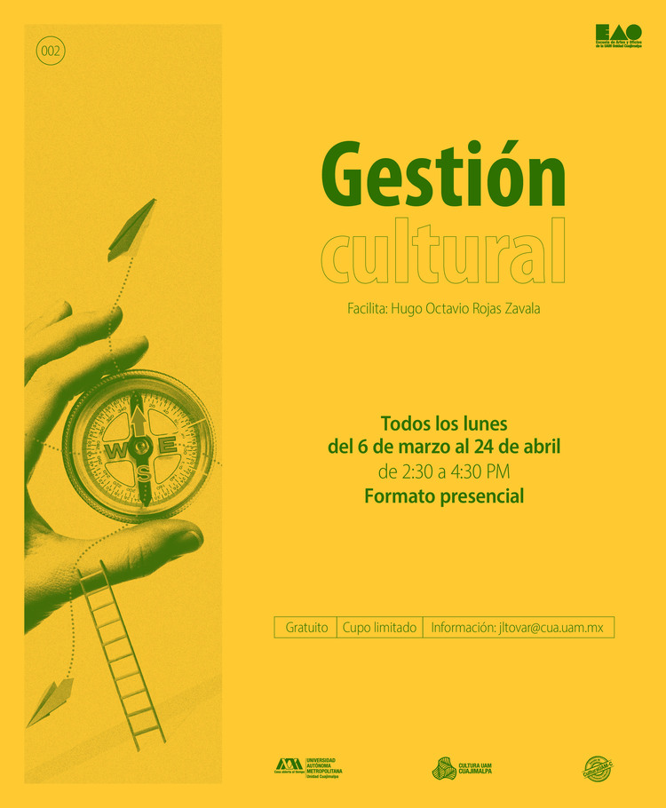 Flyer de Gestión cultural 