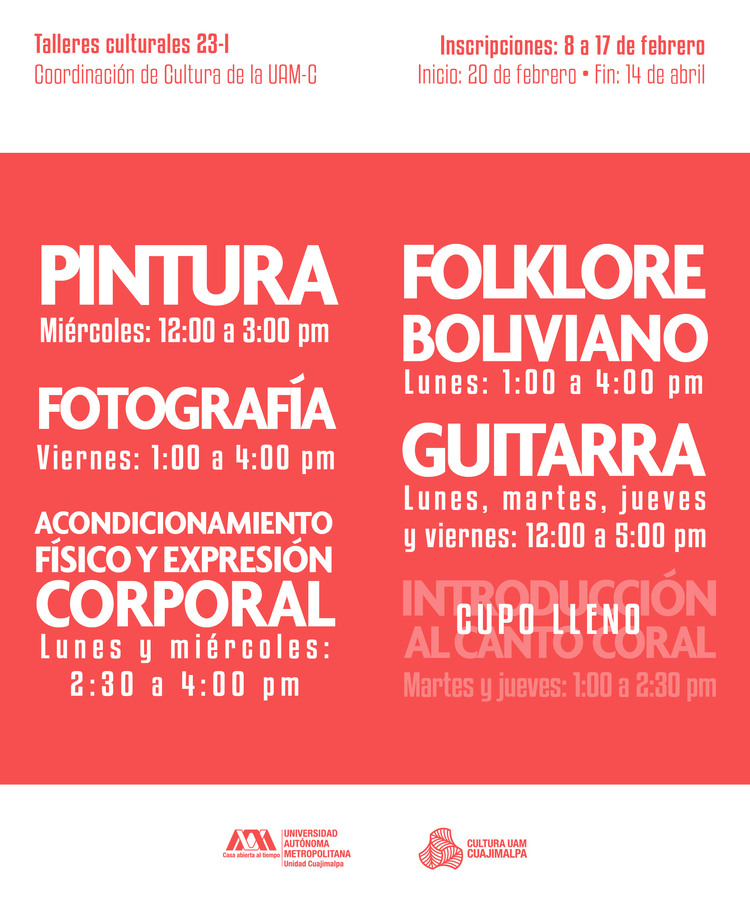Horarios Talleres