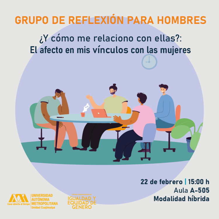 cartel del evento de afecto vínculo mujeres