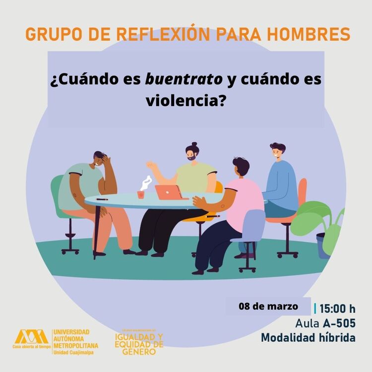 Flyer de Masculinidades