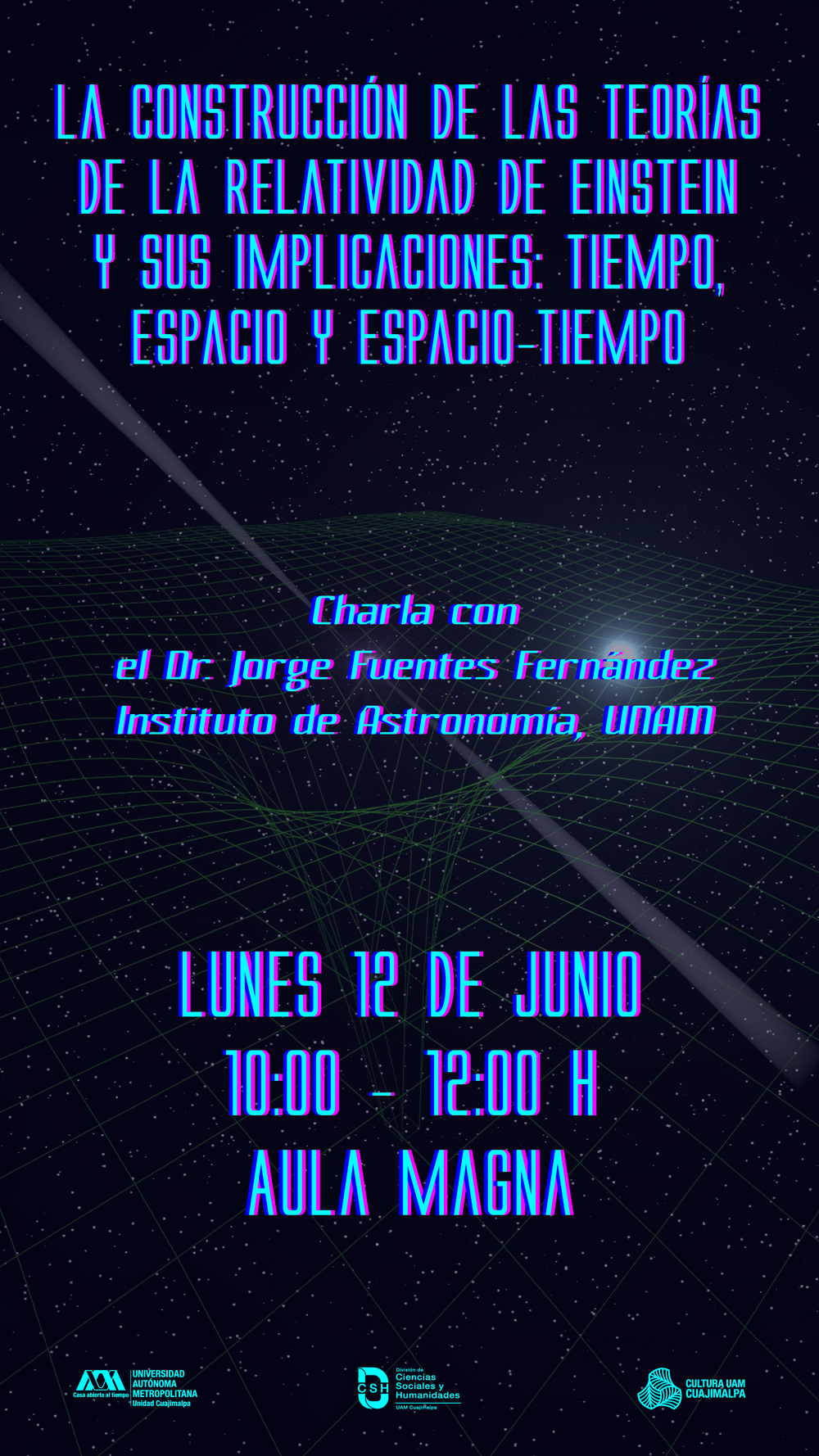 Cartel del evento de Einstein