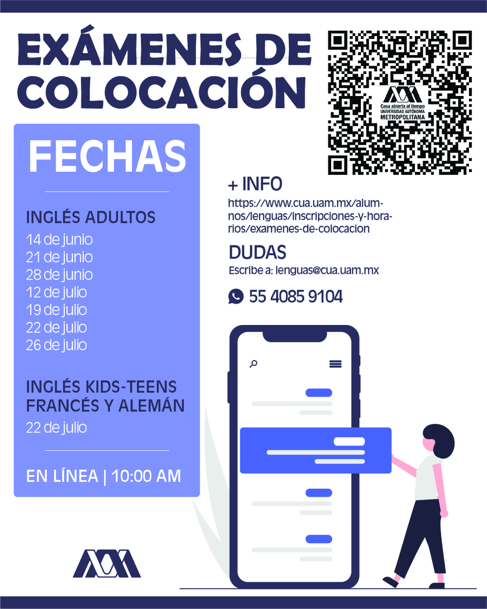 Exámenes de Colocación Lenguas