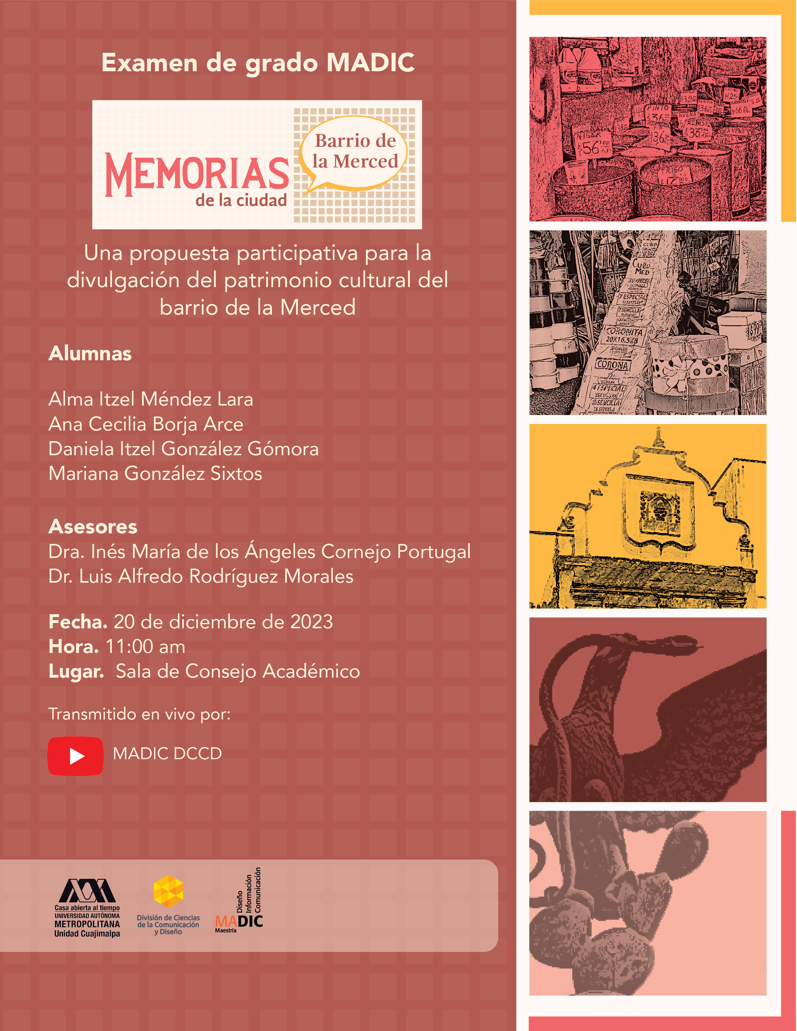 MADIC Examan de grado Memorias de la Ciudad