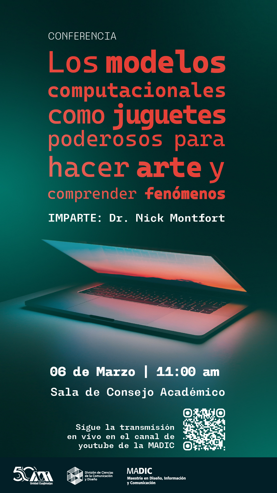 Los modelos computacionales como juguetes poderosos para hacer arte y comprender fenómenos