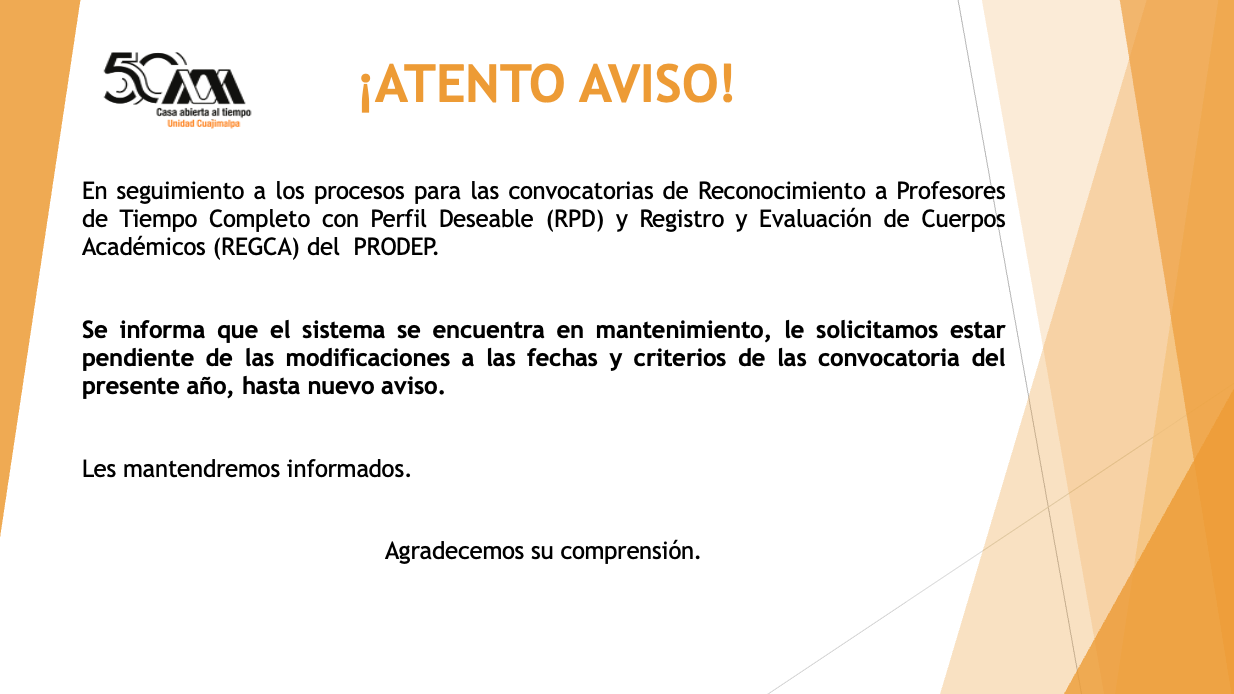 Atento aviso PRODEP 2024 Agosto