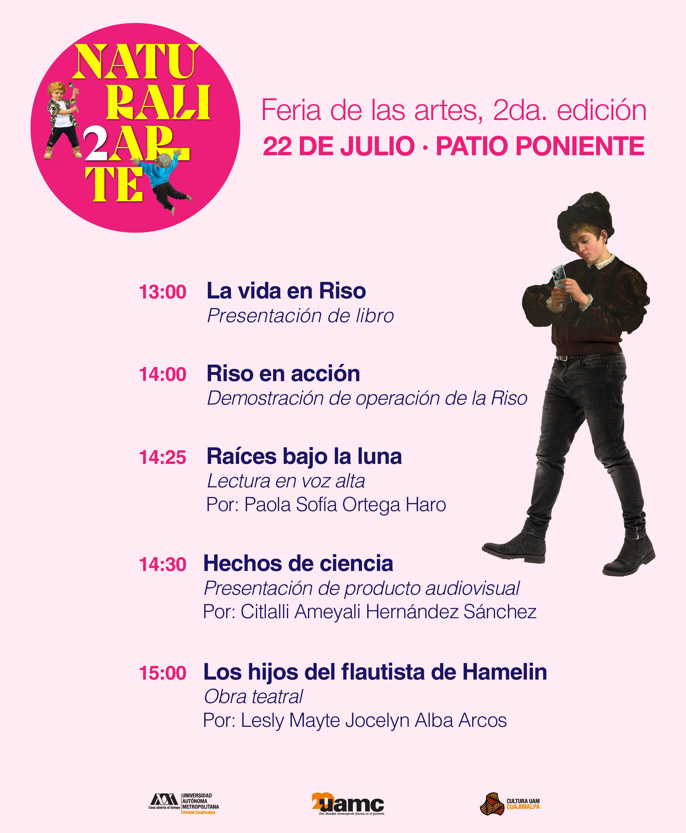 Feria de las artes, 2da. edición 22 y 23 de julio